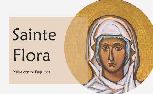 Sainte Cécile et sa prière contre l'injustice :