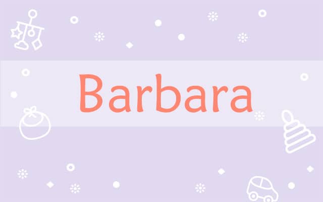 Prière pour les Barbara :