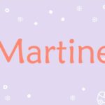 Prière pour les Martine :