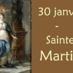 30 janvier - Fête de Sainte Martine