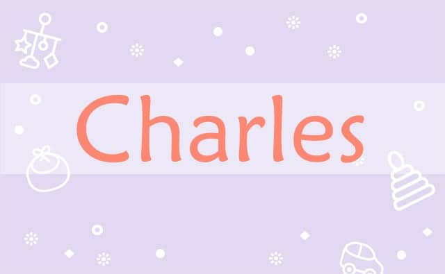 Prière pour les Charles :
