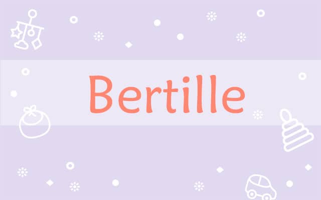 Prière pour les Bertille :