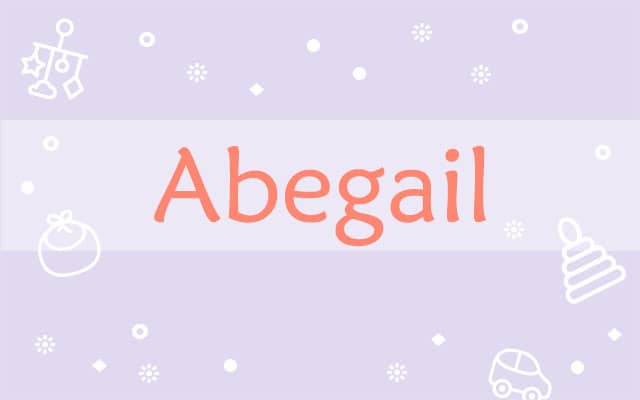Prière pour les Abegail :