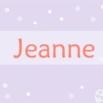 Prière pour les Jeanne :